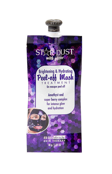 BioMiracle StarDust W/Glitter Soothing Peel-Off Mask (Amethyst and super Berry)