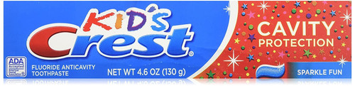 Crest Kids Tube Size 4.6z Crest Kids Sparkle Fun Cavity Protection Toothpaste (Pack of 3) Crest Kids Tube Size 4.6z Crest Kids Sparkle Fun Cavity Protection Toothpaste (Pack of 3)