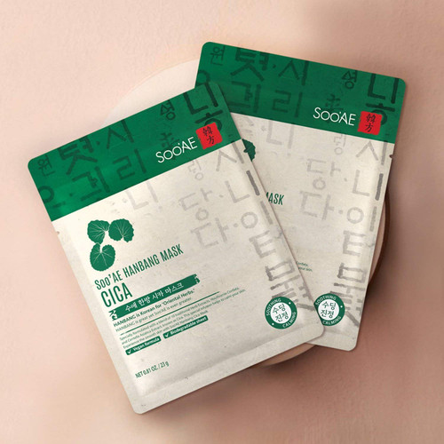 Soo'AE Hanbang Mask - Cica (Soothing & Calming) 1 Count Soo'AE Hanbang Mask - Cica (Soothing & Calming) 1 Count