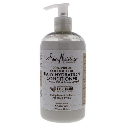 Sheamoisture Daily Hydrating Conditioner For All Hair Types 100% Virgin Coconut Oil Sulfate-Free 13 oz Sheamoisture Daily Hydrating Conditioner For All Hair Types 100% Virgin Coconut Oil Sulfate-Free 13 oz