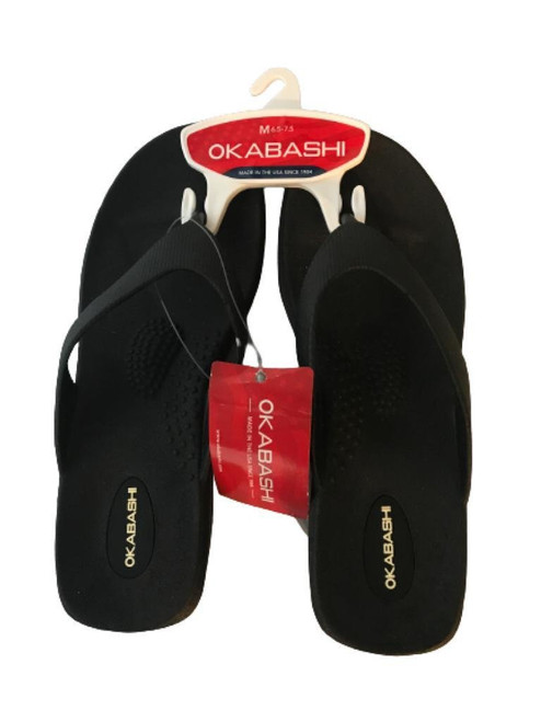 Okabashi Splash Women's Flip Flops, Splash Black, Size M Okabashi Splash Women's Flip Flops, Splash Black, Size M