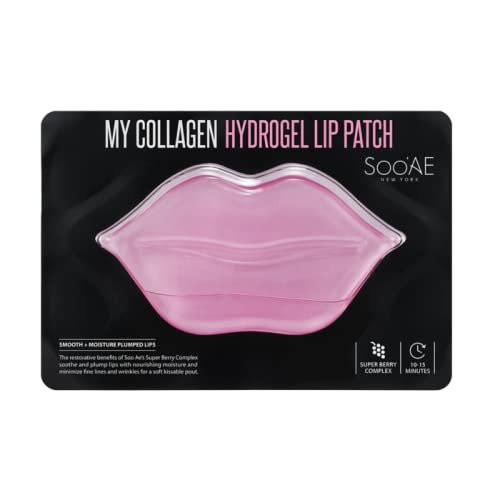 SooAE MY COLLAGEN HYDROGEL LIP PATCH 1 EA _ Moisturizing Collagen Anti-agin lip mask