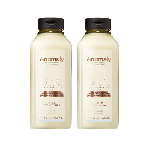 Anomaly Shine Deep Conditioner Detangler with Jojoba Oil & Murumuru Butter for Dry Hair | Anti Frizz Control | Sulfate Free & Paraben Free | Eco Friendly Sustainable Ocean Plastic Packaging, 11 fl oz. (Pack of 2) Anomaly Shine Deep Conditioner Detangler with Jojoba Oil & Murumuru Butter for Dry Hair | Anti Frizz Control | Sulfate Free & Paraben Free | Eco Friendly Sustainable Ocean Plastic Packaging, 11 fl oz. (Pack of 2)
