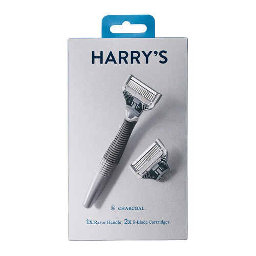 Harry's Charcoal Razor Handle Plus 2 Blade Cartridges Harry's Charcoal Razor Handle Plus 2 Blade Cartridges