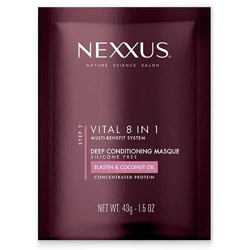Nexxus New York Salon Care Vitall 8-In-1 Coconut & Protein Complex Rejuvenating Masque 1.5 oz Nexxus New York Salon Care Vitall 8-In-1 Coconut & Protein Complex Rejuvenating Masque 1.5 oz