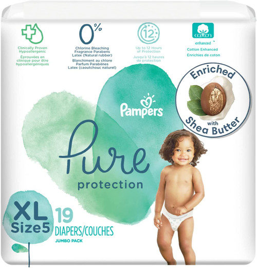 Couches Baby Dry, taille 6, format jumbo, 21 unités – Pampers