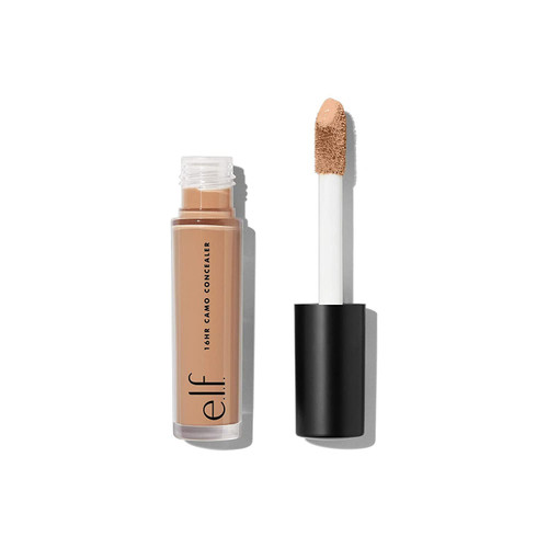 e.l.f. 16HR Camo Concealer, Full Coverage & Highly Pigmented, Matte Finish, Tan Latte, 0.203 Fl Oz (6mL) e.l.f. 16HR Camo Concealer, Full Coverage & Highly Pigmented, Matte Finish, Tan Latte, 0.203 Fl Oz (6mL)