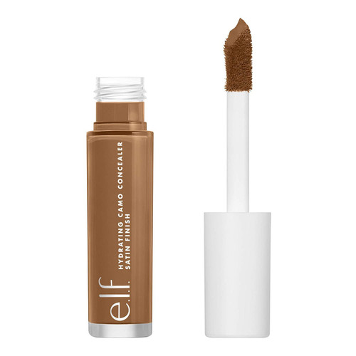 e.l.f., Hydrating Camo Concealer, Lightweight, Full Coverage, Long Lasting, Conceals, Corrects, overs, Hydrates, Highlights, Deep Cinnamon, Satin Finish, All-Day Wear, 0.20 Fl Oz