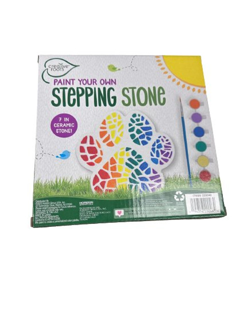 Creative Roots Paint Your Own Rainbow Stepping Stone Craft Kits for Kids,  Ceramics to Paint, Ages 6+ - Name Brand Overstock