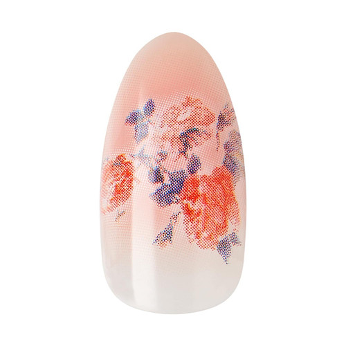KISS LoveShackFancy x imPRESS Press-On Manicure Limited Edition, Style  Citrus Candy Medium Almond Pink Press-On Nails, Includes Prep Pad, Mini  Nail