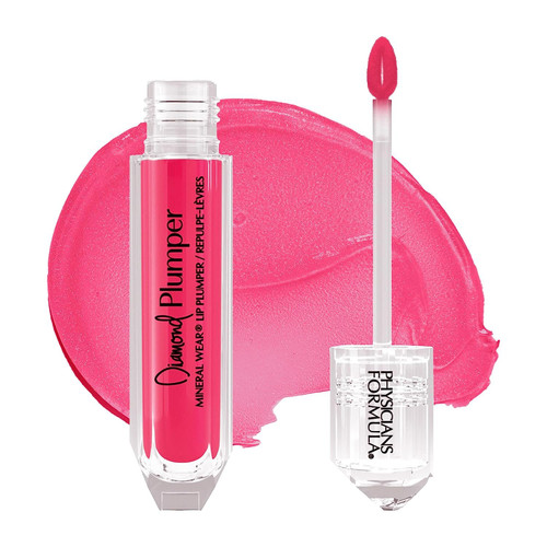 Physicians Formula Mineral Wear Diamond Lip Plumper Gloss, Dermatologist Tested Pink Radiant Cut