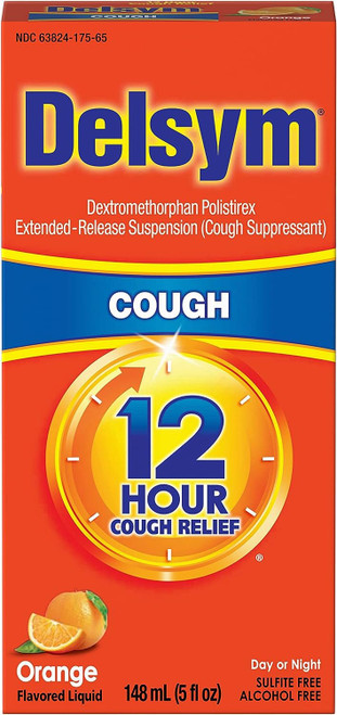 Delsym Adult 12 Hr Cough Relief Liquid, Orange, 5oz Delsym Adult 12 Hr Cough Relief Liquid, Orange, 5oz