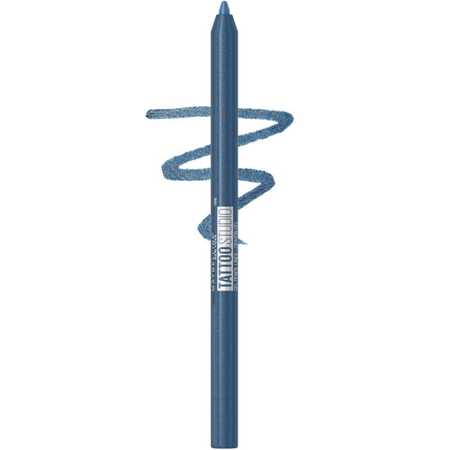 MAYBELLINE Tattoo Studio Sharpenable Eyeliner Pencil, 36 Hour Wear, Waterproof, Navy Bling, 1 Count