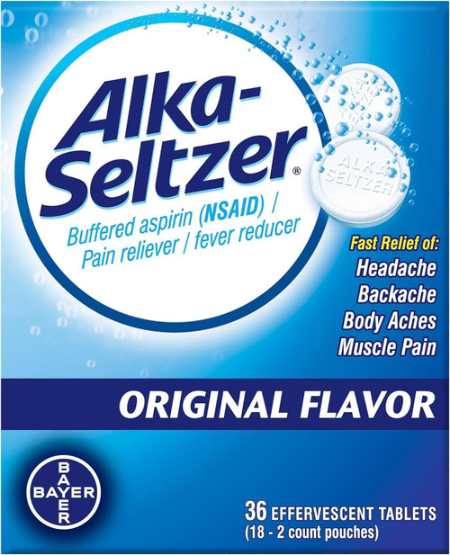 Alka-Seltzer Original Effervescent Tablets, 36 Count Alka-Seltzer Original Effervescent Tablets, 36 Count
