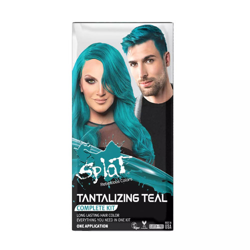 Splat Hair Color Semi-Permanent - Tantalizing Teal 1 Kit