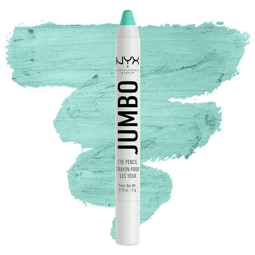 NYX PROFESSIONAL MAKEUP Jumbo Eye Pencil, Blendable Eyeshadow Stick & Eyeliner Pencil - Macaroon (Mint)