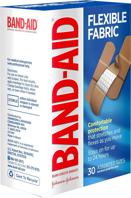 Band-Aid Brand Adhesive Bandages Plus Antibiotic, Assorted Sizes