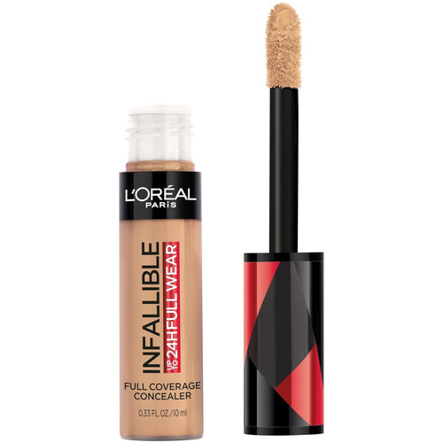 L’Oréal Paris Makeup Infallible Full Wear Waterproof Matte Concealer, Full Coverage, Walnut, 0.33 fl. oz.