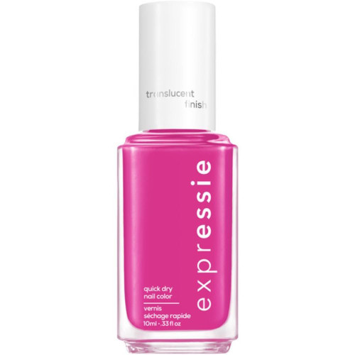 Essie expressie, Quick-Dry Nail Polish, 8-Free Vegan, Translucent Magenta Pink, Turn Up The Century, 0.33 fl oz