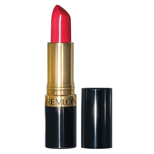 Revlon Lipstick, Super Lustrous Lipstick, High Impact Lipcolor with Moisturizing Creamy Formula, Infused with Vitamin E and Avocado Oil, 725 Love that Red