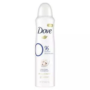 Dove 0% Aluminum Deodorant Dry Spray Cotton Flower & Sandalwood  4 oz