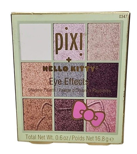 Pixi + Hello Kitty Eye Effects "Eyeshadow Palette" #0347 HARMONY HUES 9 Shades
