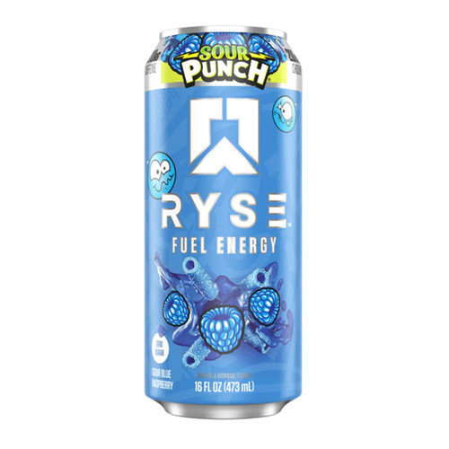 RYSE Fuel™ Energy Drink – Sour Punch Blue Raspberry 16 FL OZ SINGLE CAN RYSE Fuel™ Energy Drink – Sour Punch Blue Raspberry 16 FL OZ SINGLE CAN