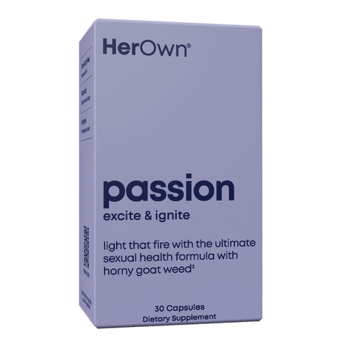 her own Passion, Supports Libido Boost, Increases Arousal, Intimacy and Mood Support, Balances Hormones, Get in The Mood, Gluten and Soy Free, Vegan, 30 Capsules, 30 Servings, Small, Multi her own Passion, Supports Libido Boost, Increases Arousal, Intimacy and Mood Support, Balances Hormones, Get in The Mood, Gluten and Soy Free, Vegan, 30 Capsules, 30 Servings, Small, Multi