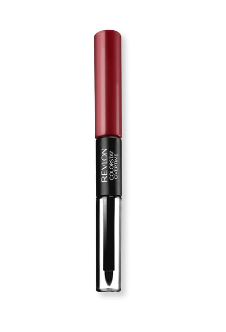 Revlon Liquid Lipstick with Clear Lip Gloss, ColorStay Face Makeup, Overtime Lipcolor, Dual Ended with Vitamin E in Plum / Berry, Ultimate Wine (140), 0.07 oz Revlon Liquid Lipstick with Clear Lip Gloss, ColorStay Face Makeup, Overtime Lipcolor, Dual Ended with Vitamin E in Plum / Berry, Ultimate Wine (140), 0.07 oz