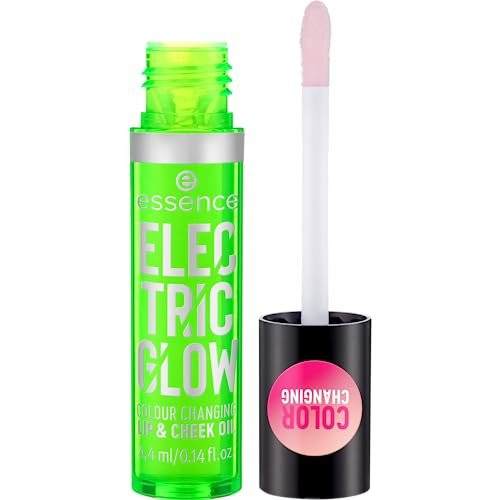 essence cosmetics Electric Glow Color Changing Lip & Cheek Oil | pH Reacting Blush for Your Perfect Shade Long Lasting Moisture Natural, Radiant Finish Vegan Cruelty Free Gluten essence cosmetics Electric Glow Color Changing Lip & Cheek Oil | pH Reacting Blush for Your Perfect Shade Long Lasting Moisture Natural, Radiant Finish Vegan Cruelty Free Gluten