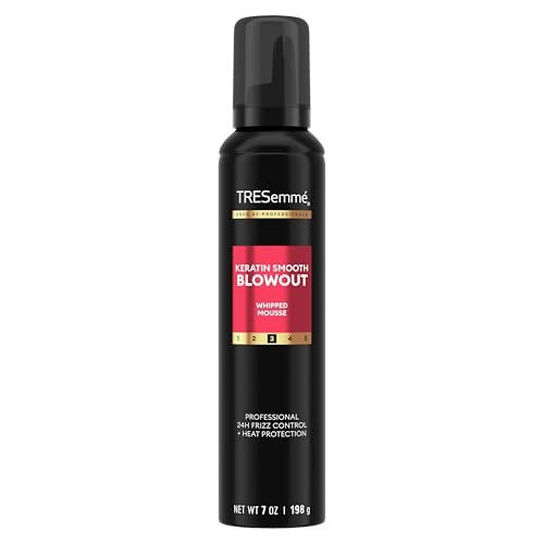 TRESemmé Whipped Shaping Mousse Keratin Smooth for Instant Hydration, Weightless, 7 Fl Oz TRESemmé Whipped Shaping Mousse Keratin Smooth for Instant Hydration, Weightless, 7 Fl Oz