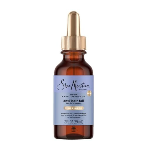 SheaMoisture Scalp & Hair Oil Anti-Hair Fall for Healthy Looking Hair and Moisturized Scalp, with Biotin & Multi-Peptide ScalpBoost Technology, 2 oz SheaMoisture Scalp & Hair Oil Anti-Hair Fall for Healthy Looking Hair and Moisturized Scalp, with Biotin & Multi-Peptide ScalpBoost Technology, 2 oz