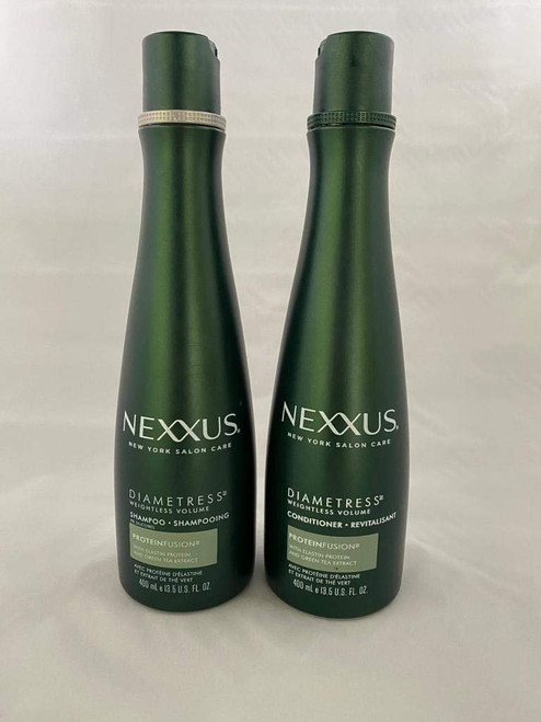 Nexxus Diametress Volumizing Combo Pack, Rebalancing Shampoo + Restoring Conditioner, 13.5 Ounce Each, Packaging May Vary Nexxus Diametress Volumizing Combo Pack, Rebalancing Shampoo + Restoring Conditioner, 13.5 Ounce Each, Packaging May Vary