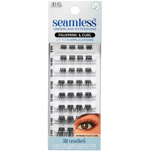 Ardell Seamless Underlash Lash Extension Kit - DIY Lash Clusters, Faux Mink L Curl Individual Lashes, Eyelash Extension for Natural Look Lash Kit, 32 Count, 1-Pack Ardell Seamless Underlash Lash Extension Kit - DIY Lash Clusters, Faux Mink L Curl Individual Lashes, Eyelash Extension for Natural Look Lash Kit, 32 Count, 1-Pack
