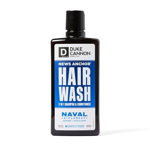 Duke Cannon News Anchor® 2-in-1 Hair Wash - Naval Diplomacy, 14 oz. Duke Cannon News Anchor® 2-in-1 Hair Wash - Naval Diplomacy, 14 oz.