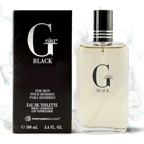 PB ParfumsBelcam G eàu Black Eau De Toilette Spray for Men – 100 mL Affordable, Long-Lasting Fresh Aquatic Fragrance & Spicy Aquatic Scent with Sandalwood & Patchouli for Day & Night Use PB ParfumsBelcam G eàu Black Eau De Toilette Spray for Men – 100 mL Affordable, Long-Lasting Fresh Aquatic Fragrance & Spicy Aquatic Scent with Sandalwood & Patchouli for Day & Night Use