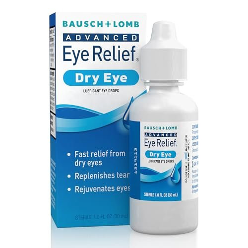 Advanced Eye Relief Lubricant Drops from Bausch & Lomb, for Dry Eyes & Redness Relief, 1.0 Fl Oz (30 mL) Advanced Eye Relief Lubricant Drops from Bausch & Lomb, for Dry Eyes & Redness Relief, 1.0 Fl Oz (30 mL)