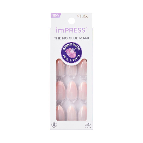 KISS imPRESS No Glue Mani 30 Pcs Press On Nails, Easy Apply, Hassel-Free Removal, Simple Peel & Press, Essential Tools Included, Prep Pad, Instructions Sheet, 1 Manicure Stick, 1 Mini File (Ace) KISS imPRESS No Glue Mani 30 Pcs Press On Nails, Easy Apply, Hassel-Free Removal, Simple Peel & Press, Essential Tools Included, Prep Pad, Instructions Sheet, 1 Manicure Stick, 1 Mini File (Ace)