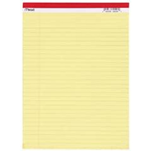 Mead Legal Pad 8-1/2 In. X 11-3/4 In. Yellow