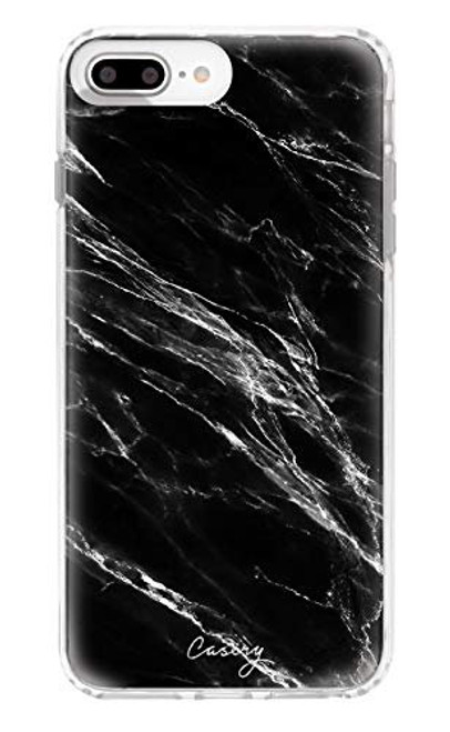 Casery Case Designed for the Apple iPhone, Black Marble (Dark Stone) - Military Grade Protection - Drop Tested - Protective Slim Clear Case for Apple iPhone 8 Plus, iPhone 7/6/6s Plus Casery Case Designed for the Apple iPhone, Black Marble (Dark Stone) - Military Grade Protection - Drop Tested - Protective Slim Clear Case for Apple iPhone 8 Plus, iPhone 7/6/6s Plus
