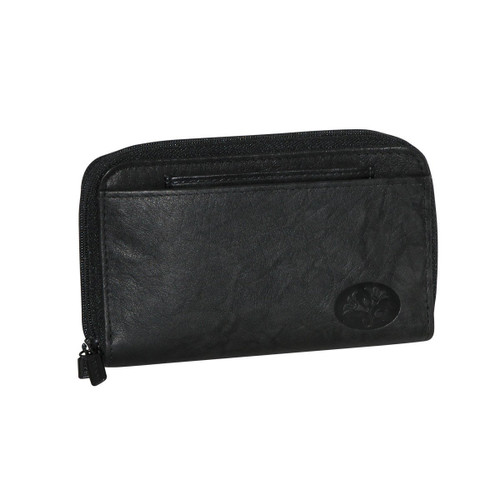Buxton Women's Heiress Double Zip Organizer, Black, One Size Buxton Women's Heiress Double Zip Organizer, Black, One Size