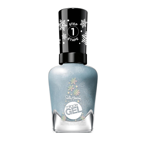Sally Hansen Miracle Gel, Winterlust, Long Lasting, Gel-Like Formula, No UV Lamp Needed, Opaque, Shimmery Blue Nail Polish Sally Hansen Miracle Gel, Winterlust, Long Lasting, Gel-Like Formula, No UV Lamp Needed, Opaque, Shimmery Blue Nail Polish