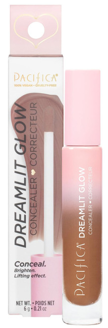 Pacifica Concealer – DreamLit Glow Full Coverage Concealer with Squalane for Dark Circles & Dark Spot Correction, Lightweight & Long-Lasting, Vegan & Cruelty-Free, Shade 05 (Rich Mocha) Pacifica Concealer – DreamLit Glow Full Coverage Concealer with Squalane for Dark Circles & Dark Spot Correction, Lightweight & Long-Lasting, Vegan & Cruelty-Free, Shade 05 (Rich Mocha)