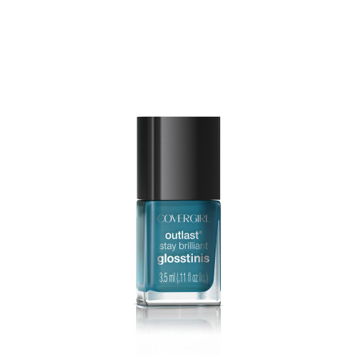 CoverGirl Outlast Stay Brilliant Nail Glosstinis, Blue Hawaiian, 0.11 Fluid Ounce CoverGirl Outlast Stay Brilliant Nail Glosstinis, Blue Hawaiian, 0.11 Fluid Ounce