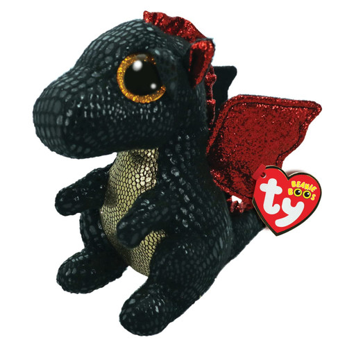 TY T36321 GRINDAL Dragon W/Horn-Beanie BOOS, Multicolored TY T36321 GRINDAL Dragon W/Horn-Beanie BOOS, Multicolored
