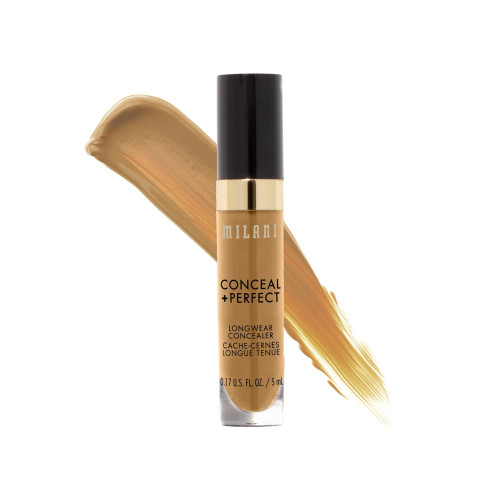 Milani Conceal + Perfect Longwear Concealer Full Coverage Infused with Hyaluronic Acid & Vitamin E, Cover Dark Circles, Blemishes & Skin Imperfections for Long-Lasting Wear - Warm Tan Milani Conceal + Perfect Longwear Concealer Full Coverage Infused with Hyaluronic Acid & Vitamin E, Cover Dark Circles, Blemishes & Skin Imperfections for Long-Lasting Wear - Warm Tan