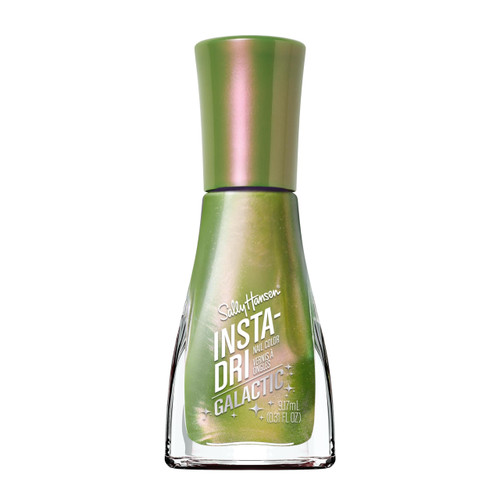 Sally Hansen Insta-Dri® Galactic, Center of the Universe, Quick Dry, Long Lasting, Streak-Free Shine, Metallic Green Nail Polish Sally Hansen Insta-Dri® Galactic, Center of the Universe, Quick Dry, Long Lasting, Streak-Free Shine, Metallic Green Nail Polish