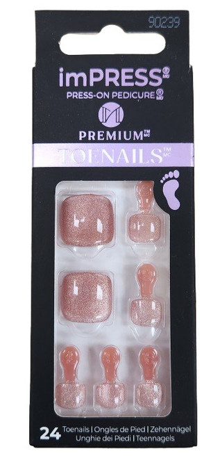 imPRESS Press On Pedicure 24 Premium Toenails Fall For You 90239 imPRESS Press On Pedicure 24 Premium Toenails Fall For You 90239