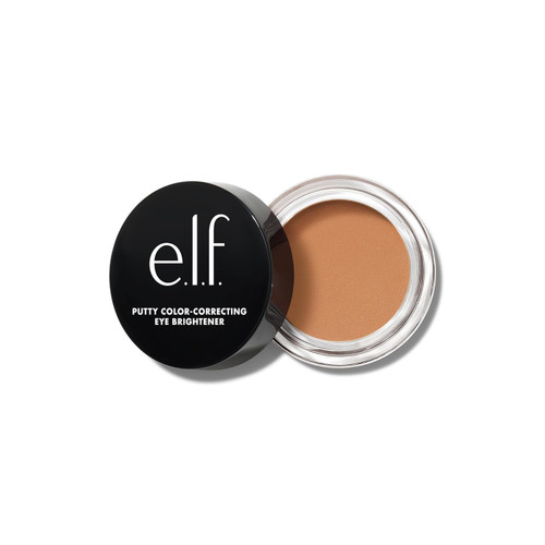 e.l.f. Putty Color-Correcting Eye Brightener, Under-eye Brightener & Primer Reduces Appearance Of Dark Circles, Vegan & Cruelty-Free, Medium/Tan e.l.f. Putty Color-Correcting Eye Brightener, Under-eye Brightener & Primer Reduces Appearance Of Dark Circles, Vegan & Cruelty-Free, Medium/Tan