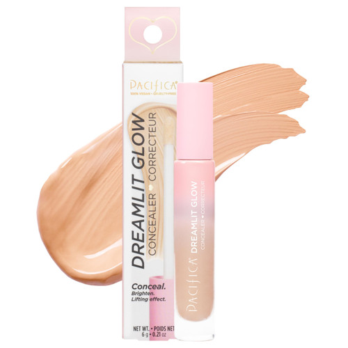 Pacifica Concealer – DreamLit Glow Full Coverage Concealer with Squalane for Dark Circles & Dark Spot Correction, Lightweight & Long-Lasting, Vegan & Cruelty-Free, Shade 09 (Warm Honey) Pacifica Concealer – DreamLit Glow Full Coverage Concealer with Squalane for Dark Circles & Dark Spot Correction, Lightweight & Long-Lasting, Vegan & Cruelty-Free, Shade 09 (Warm Honey)